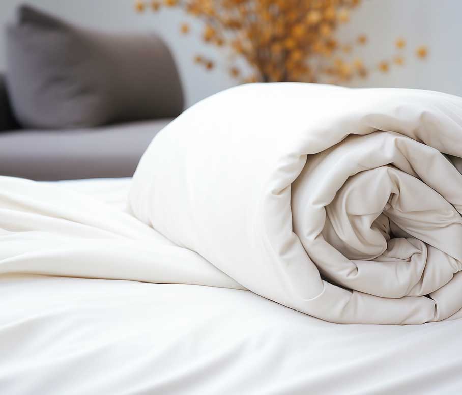 Super King Size Duvets in 100 British Wool Alpaca Vegan Botanic