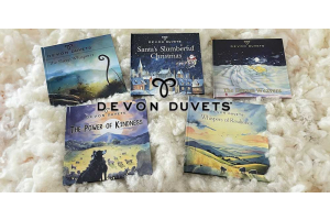 Artistic depiction of the Devon Duvets Bedtime Stories