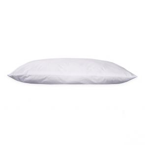 Devon Duvets Childrens 2 Fold Natural British Wool Pillow and Pillow Case Handcrafted in the UK
