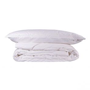 Devon Duvets Little Lana Wool Filled for Kid Children Natural Product Complete Set Folding Pillow
