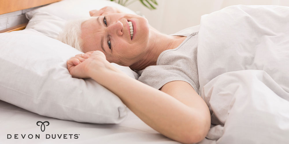 Comfortable and Relaxed Woman Enjoying a Good Night's Sleep