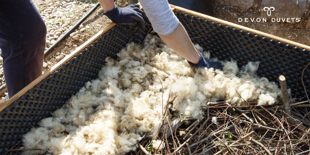 using wool in your garden compost