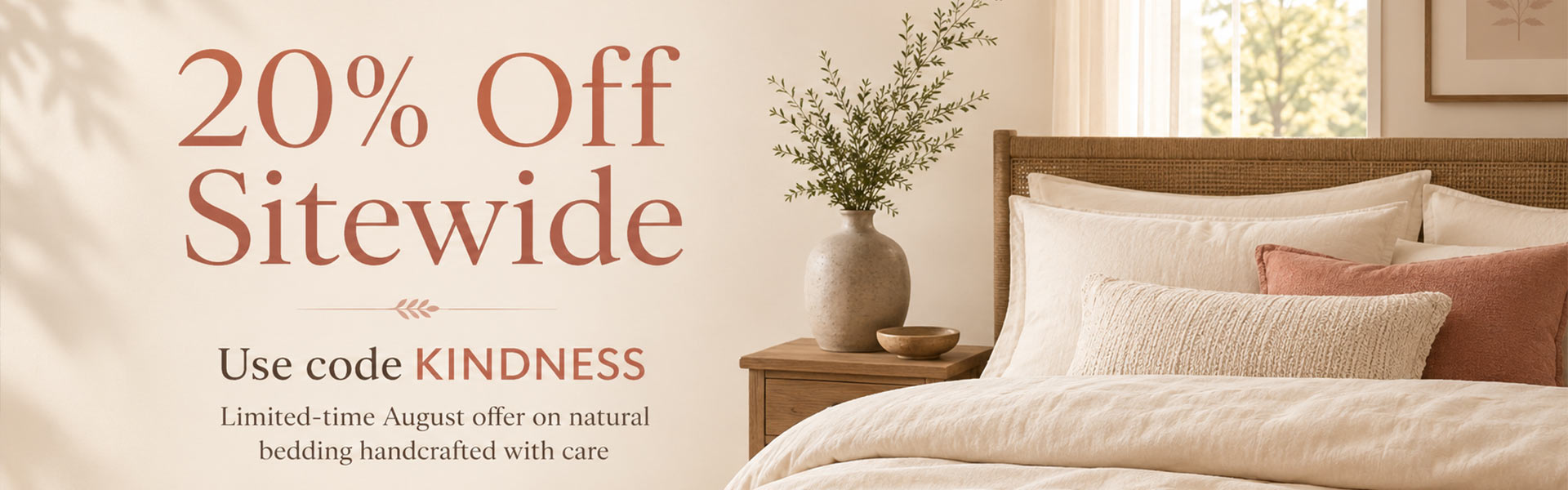 A Kinder Way to Sleep promotion on handcrafted natural bedding from Devon Duvets