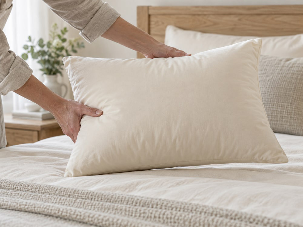 Caring for a wool pillow