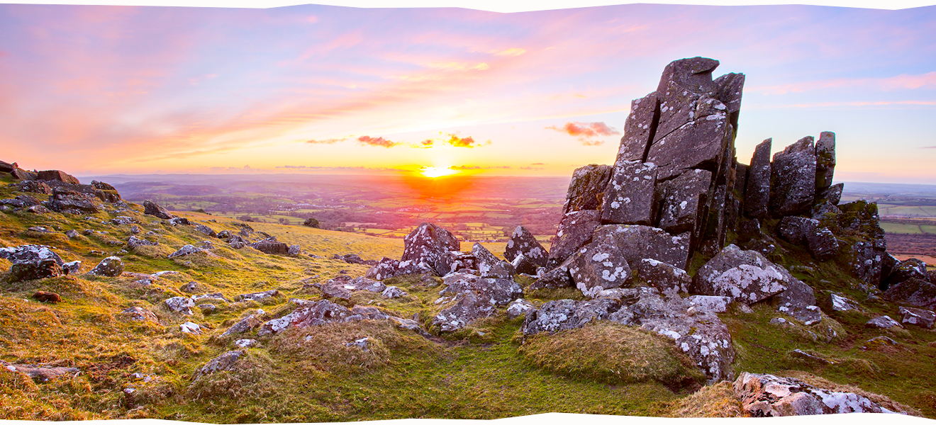 top of the torrs on Dartmoor