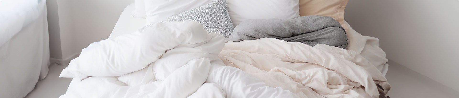 Comparing the different types of natural duvets  to combat night sweats.