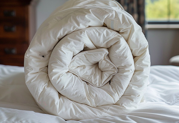 Lightweight summer duvet by Devon Duvets, perfect for warmer nights.