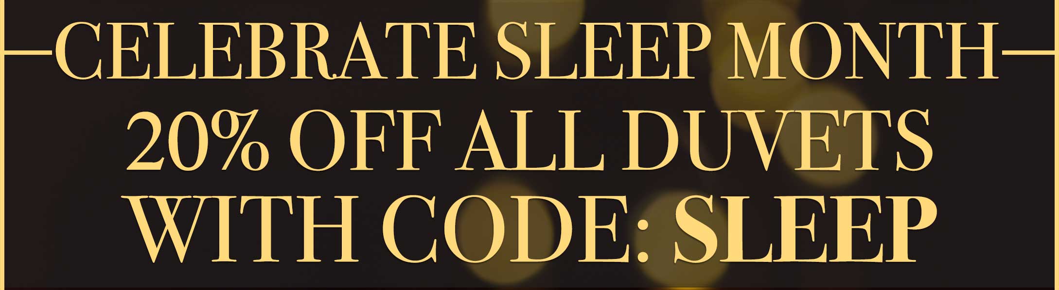 World sleep day sale on our woollen natural products with a 20% discount.