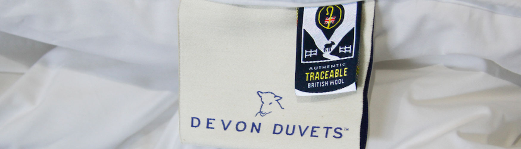 Devon Duvets traceable British wool logo