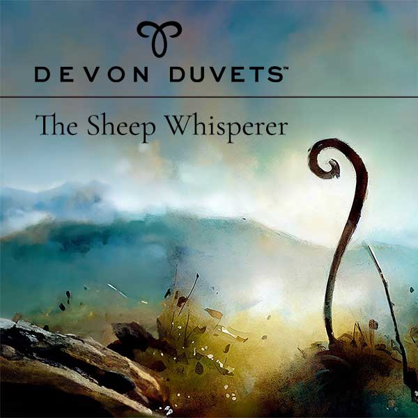 The sheep whisperer from Devon Duvets