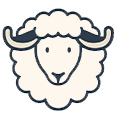 Devon wool logo icon to show the british wool materials in our duvets.