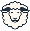 Devon wool logo icon to show the british wool materials in our duvets.