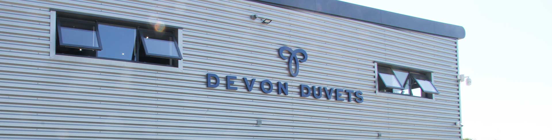 Purpose-built, energy-efficient Devon Duvets workshop where luxury bedding products are handcrafted.